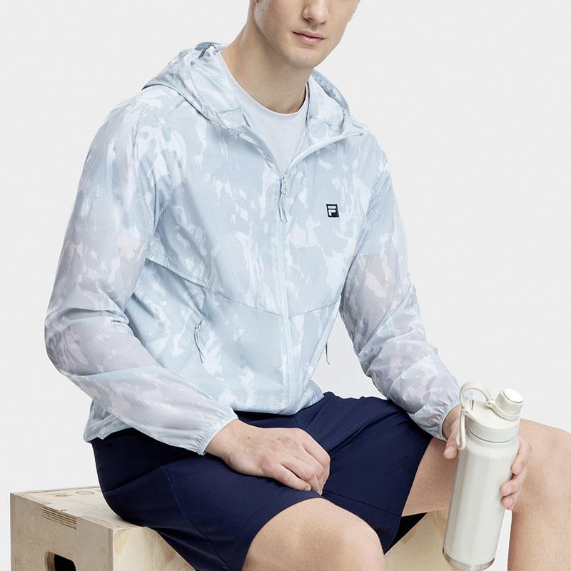 New FILA Jackets Men's All Over Print A11M331707F-ZA