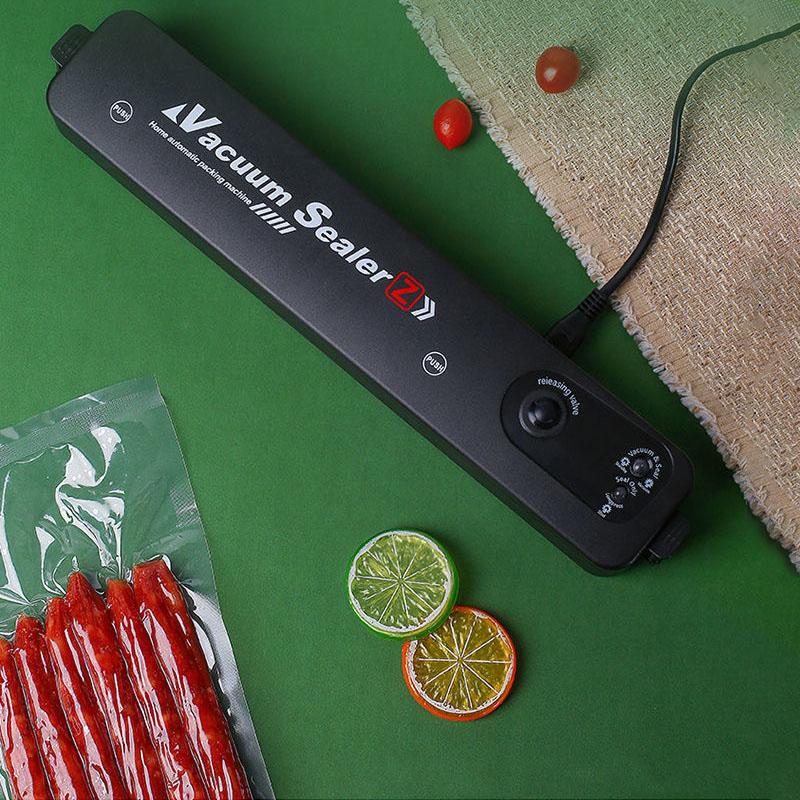 2pcs Portable Plastic Sealer for Food Automatic Vacuum Packaging Machine Household Kitchen Vacuum Sealer for Freshness Preservation