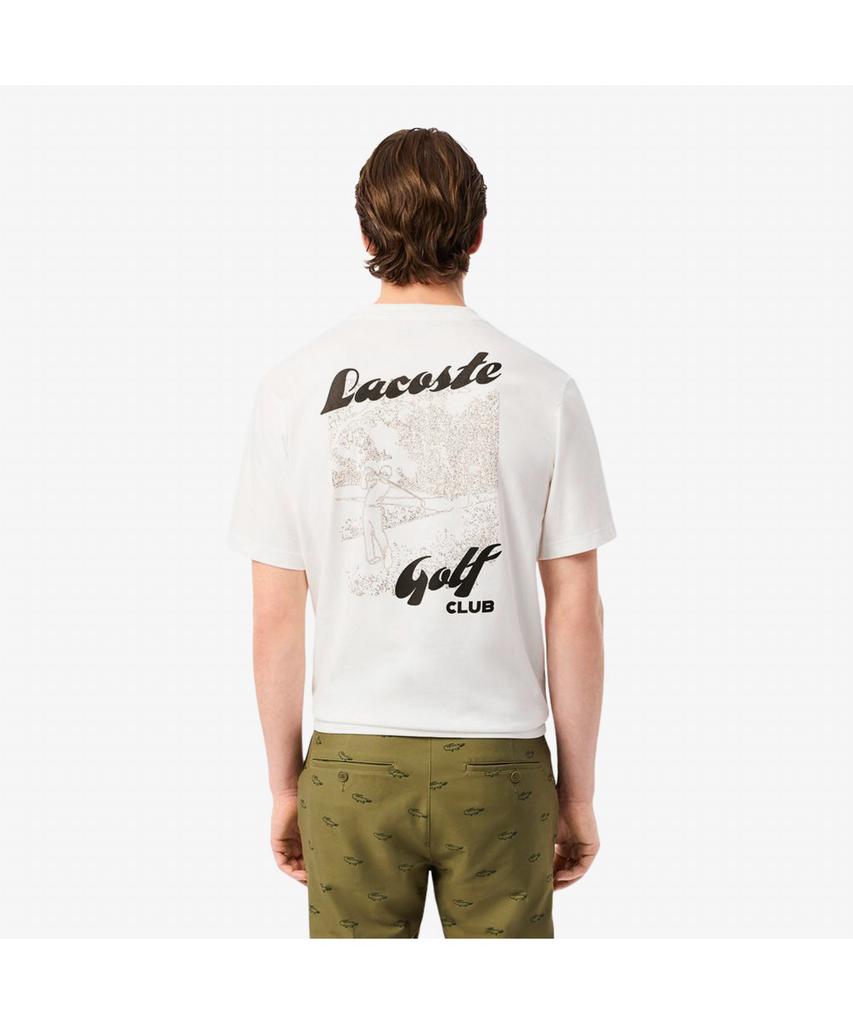 LACOSTE Men'S Golf Graphic Short Sleeve T-Shirt Th4825-55N 70V