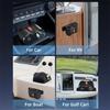 Car Phone Charger Adapter PD QC3.0 Socket 120W Cigarette Lighter Power Adapter Fast Charging 12/24V with Voltmeter On/off Switch
