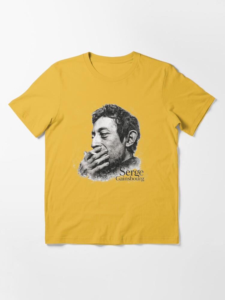 Jane Birkin Serge Gainsbourg Monochrome Portrait Essential T-Shirt