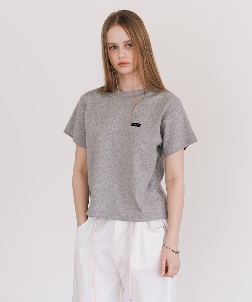 INJIACTIVE Small Logo Tee Gray