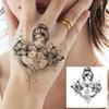 1 Sheet Graffiti Anchor Compass Temporary Tattoos For Adults Hands Necks Ankle, Fake Tattoo Stickers Waterproof Realistic Tatoos