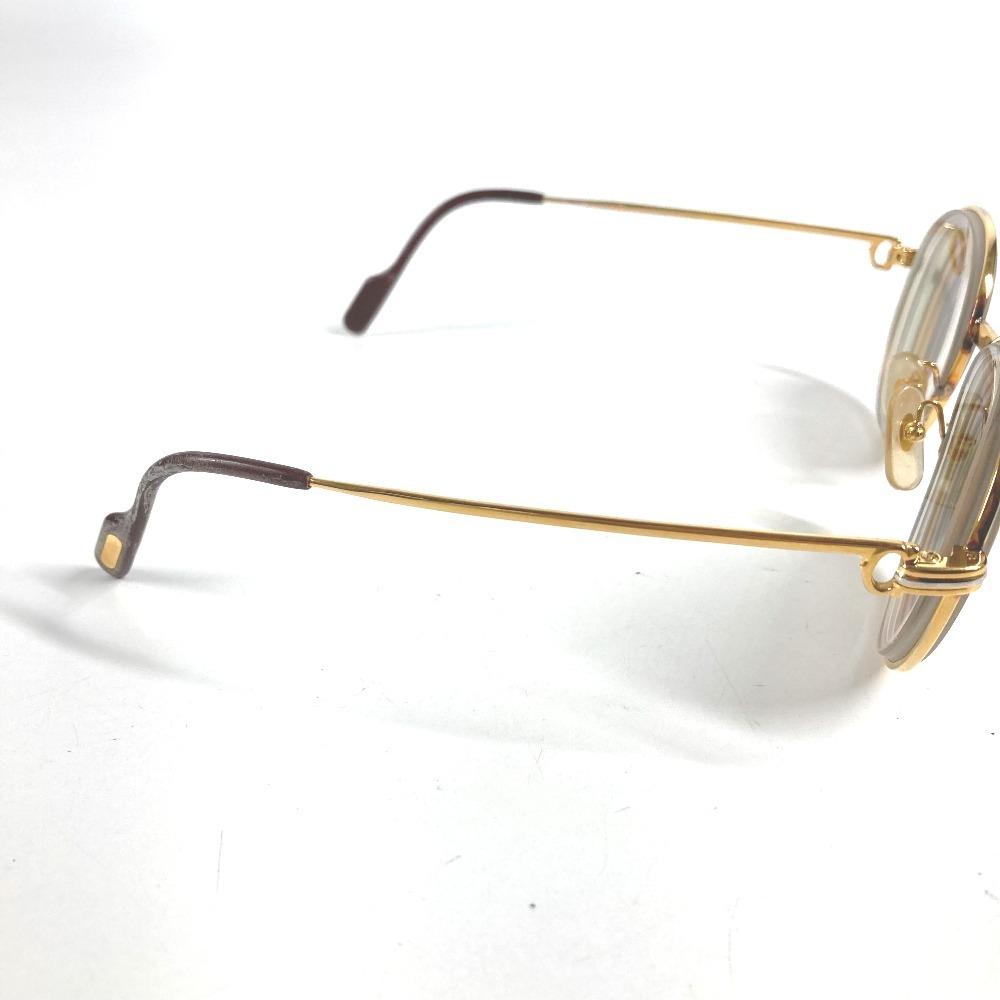 Cartier Logo Trinity Eyewear Glasses Metal Gold