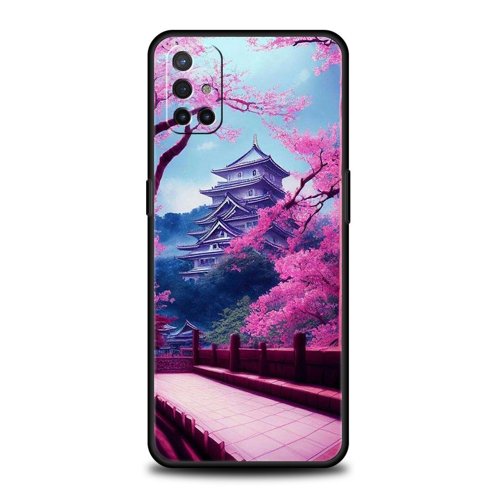 Phone Case For OnePlus 11 10 9 Pro 9T 12R 10R 9R 9RT 10T 8T 8 7 6T 7T Nord 2T CE 2 5G N200 N10 N100 Cover Japan Anime Landscape
