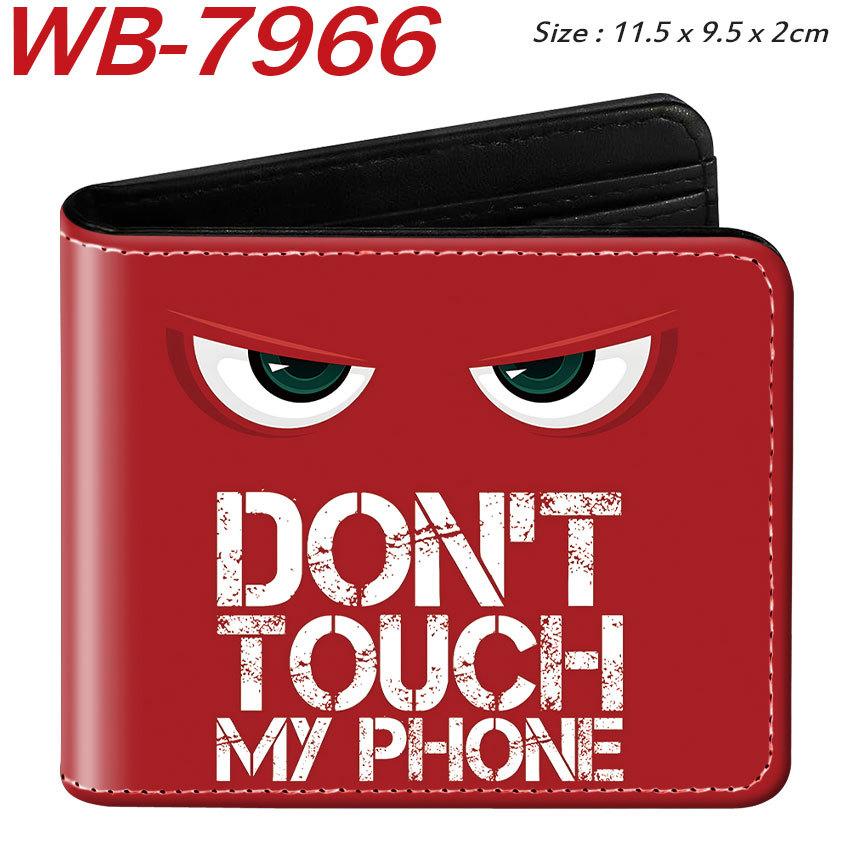 Cool Dark Funny Eyes Print Wallet Cute Short Student Coin Purse Folded Card Holder 1pcs