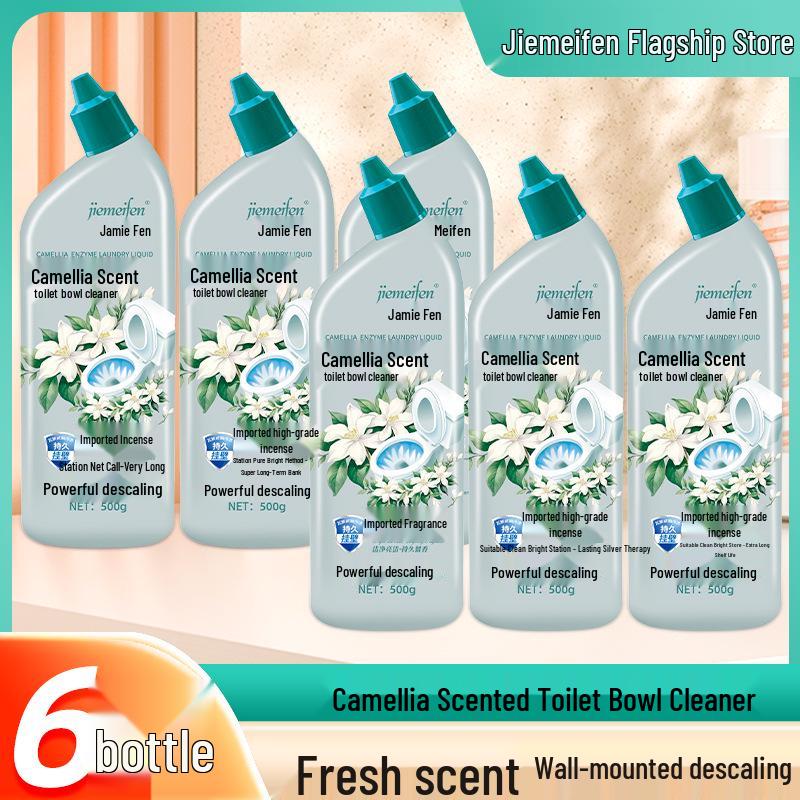 

Jiemeifen Camellia Toilet Bowl Cleaner 500g - Stain Remover & Descaler [Buy 1 Get 6]