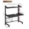 Adjustable Microwave Oven Storage Rack