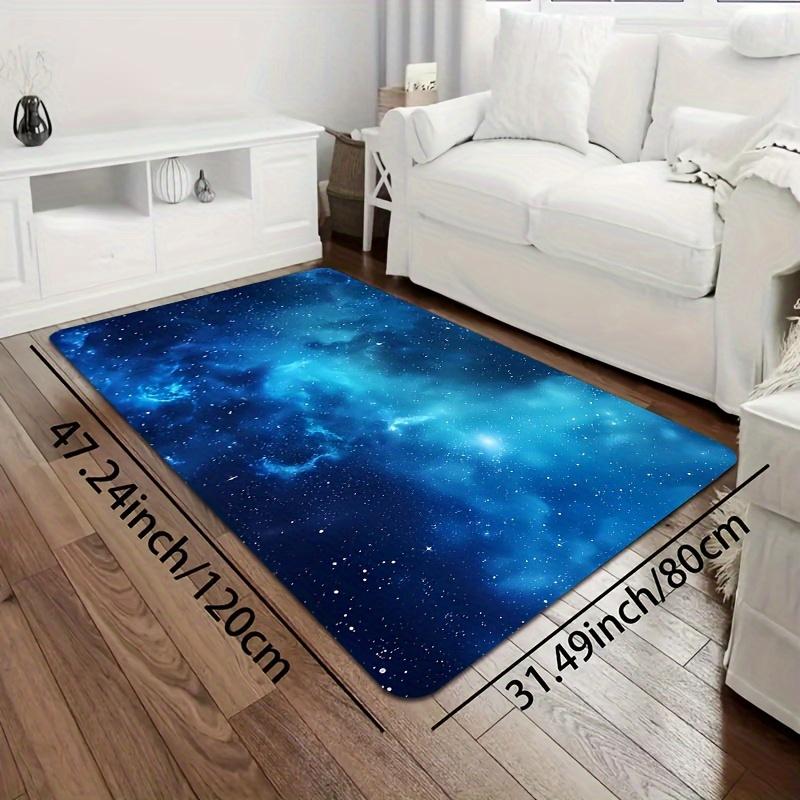 1Pcs Anti Fatigue Kitchen Rugs, Starry Sky  Print Waterproof Non-Slip Thick Cushioned Kitchen Mat Heavy Duty Comfort Standing Mat for Kitchen