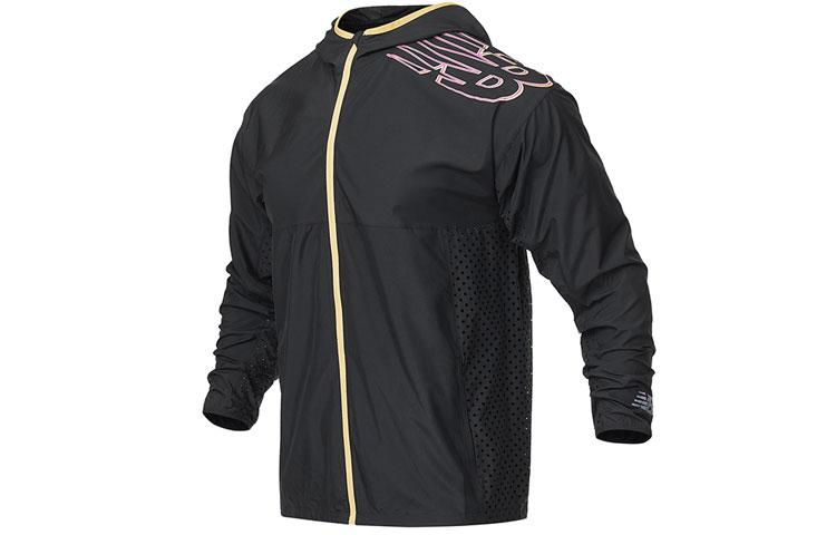 

New Balance Fast Flight Jackets Men s Black Hooded Moderate Other MJ21247-BK L