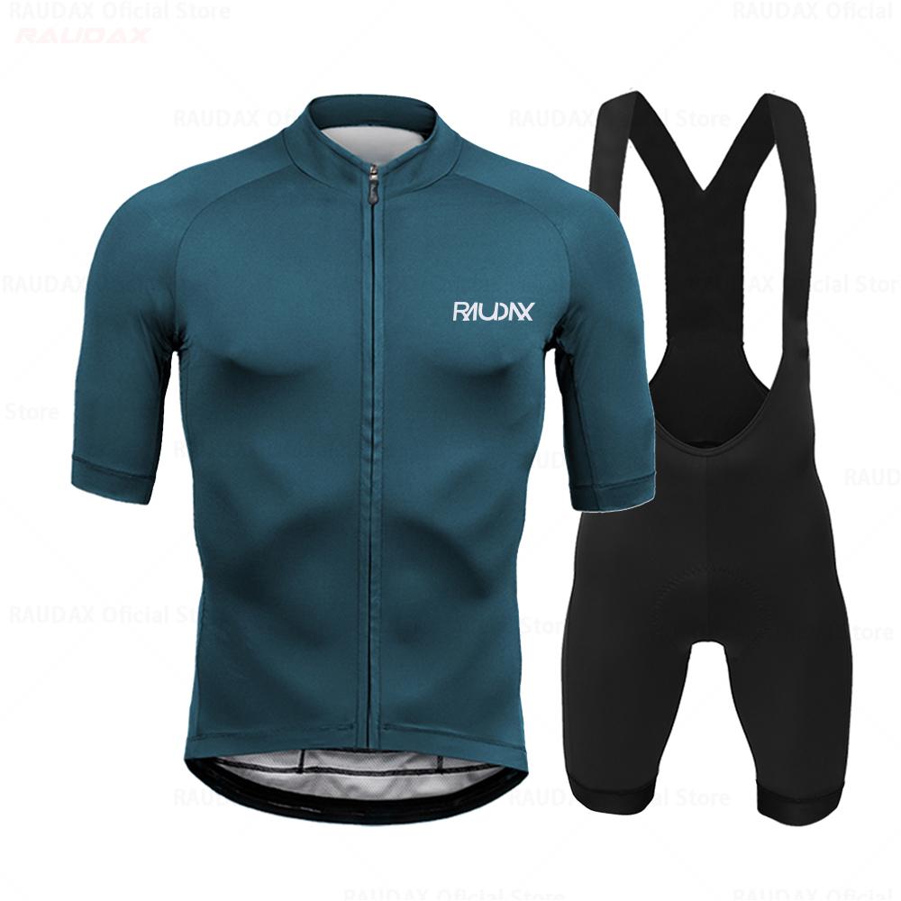 2025 Raudax Summer Cycling Sets Bicycle Clothing Breathable Mountain Cycling Clothes Suits Ropa Ciclismo Verano Triathlon Suits