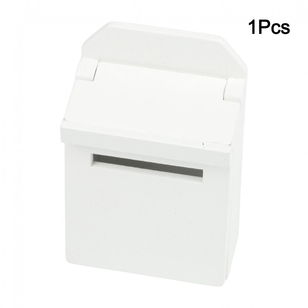 Authentic Miniature Flip Mailbox Model for Nostalgic Miniature Scenes