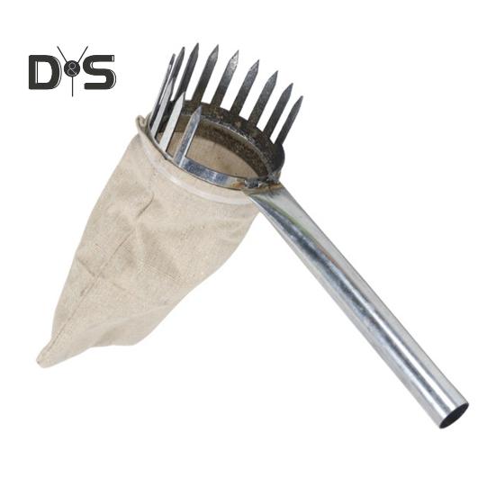 

Металлический плодосъемник, легкий инструмент для сбора фруктов с мешком или чашкой, инструмент для сбора фруктов, ююбы, черники, лонганов B