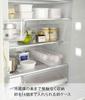 Yamazaki Tower Refrigerator Storage Egg W X 11cm D X 5764 Box, White, Cartons, Approx. 37.5cm 8.2cm H,