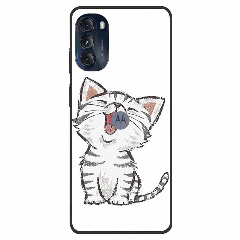 For Moto G 5G 2022 Case MotoG 5G Silicon Back Cover Protective Case For Motorola Moto G 5G 2022 Soft Case Cute Cats Coque