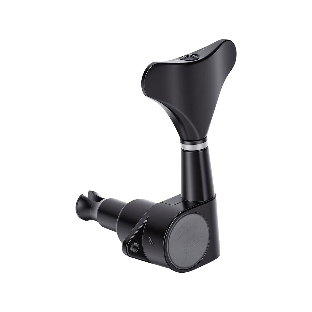 Electric Bass Tuning Pegs Sealed Tuning Key Replacement Pegs for Musical Instruments Black