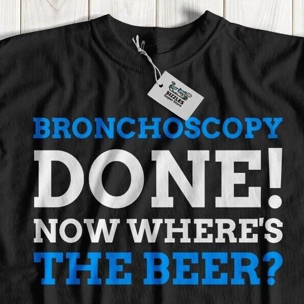 Unisex Bronchoscopy T-Shirt Lung Surgery Gifts & Tuberculosis (TB), Pneumonia XL