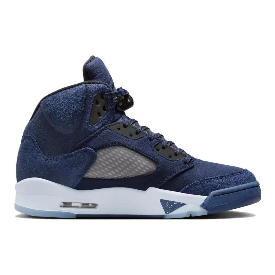 נעלי סניקרס לגברים Air Jordan 5 רטרו SE נייבי חצות כחול שחור אפור כדורגל FD6812-400