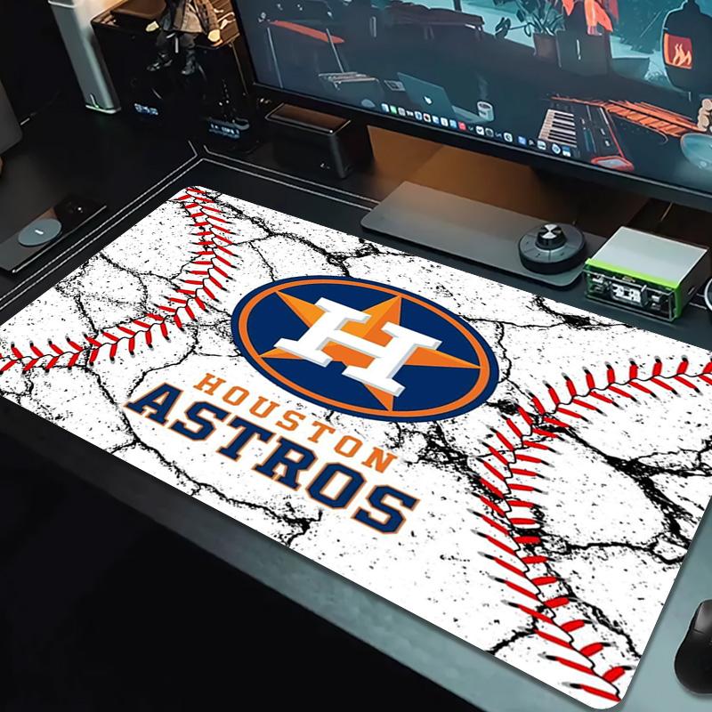 Houston Astros Color Mouse Pad Large Gaming Table Cushion Non-slip Laptop Tablet Big Mousepad XXL Mat Mini PC Playmat With Lock edge