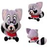 Purple Park Indigo Raccoon Plush Toy Doll Decoration Gift Animal Ornament Filler
