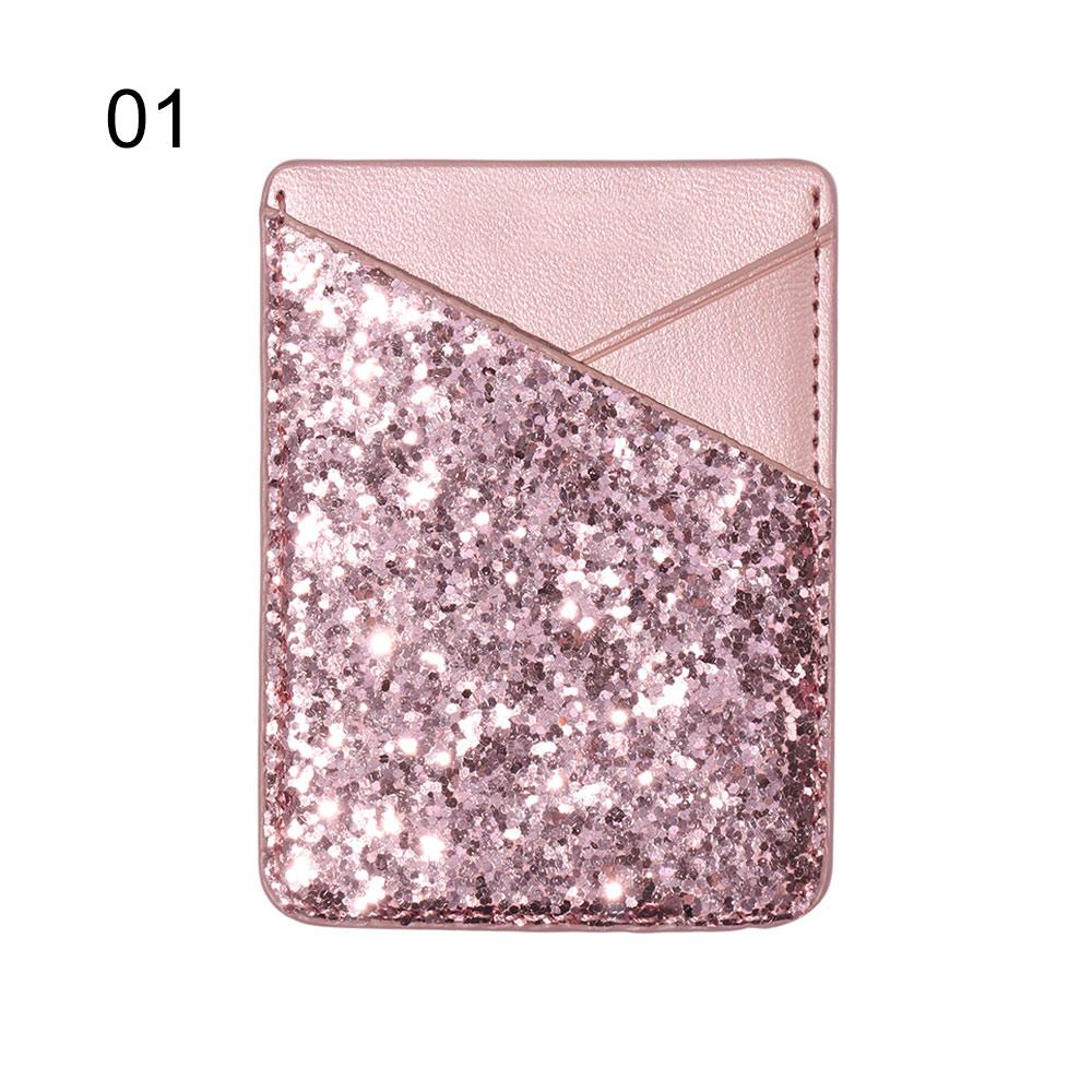 

1PC Hot Fashion Elastic Cell Phone Card Holder Mobile Phone Wallet Case Credit ID Card Holder Adhesive Sticker Pocket Back Cover