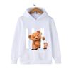 Children's Autumn/Winter Hoodie Cute Teddy Bear Print Christmas Style Casual Fashionable Sweatshirt/Pullover Top