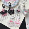 Sweet Kawaii Kt Cat Five-Pointed Star Keychain Cartoon Acrylic Pendant Keychain  Backpack Decoration Accessories Gifts