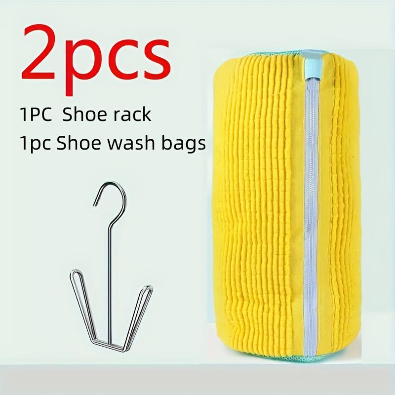 

2pcs Durable Shoe Bags, Durable Single Shoe Washing Machine Bags | Reduce Noise, For Sneakers and Casual Shoes