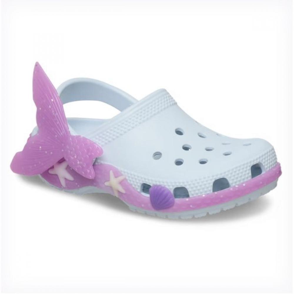 

Crocs I Am Color Change Сабо-клоги с меняющим цвет принтом Русалка для малышей 213189 5ea C5(120mm)