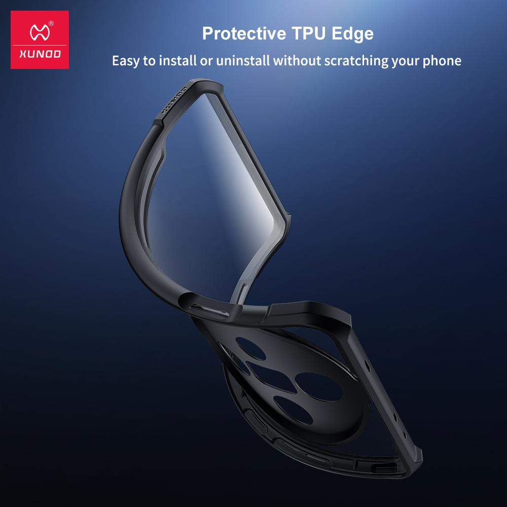 Xundd For Oppo Find X7 Ultra Case Transparent Phone Cover Shockproof Bumper Protective Case For Oppo Find X6 Pro X7 Ultra Casing