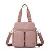 Borsa a tracolla in nylon multitasche da donna, borsa a spalla leggera con tracolle