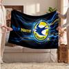 Cardiff City Personalized Fleece Blanket With Football Logo, Custom Name Text Soft Warm Home Throw Blanket