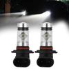 2pcs 9005 H10 9145 8000K Ice Blue 100W LED 8000K Ice Blue LED Fog Bulbs Bulbs Fog Light Lamp