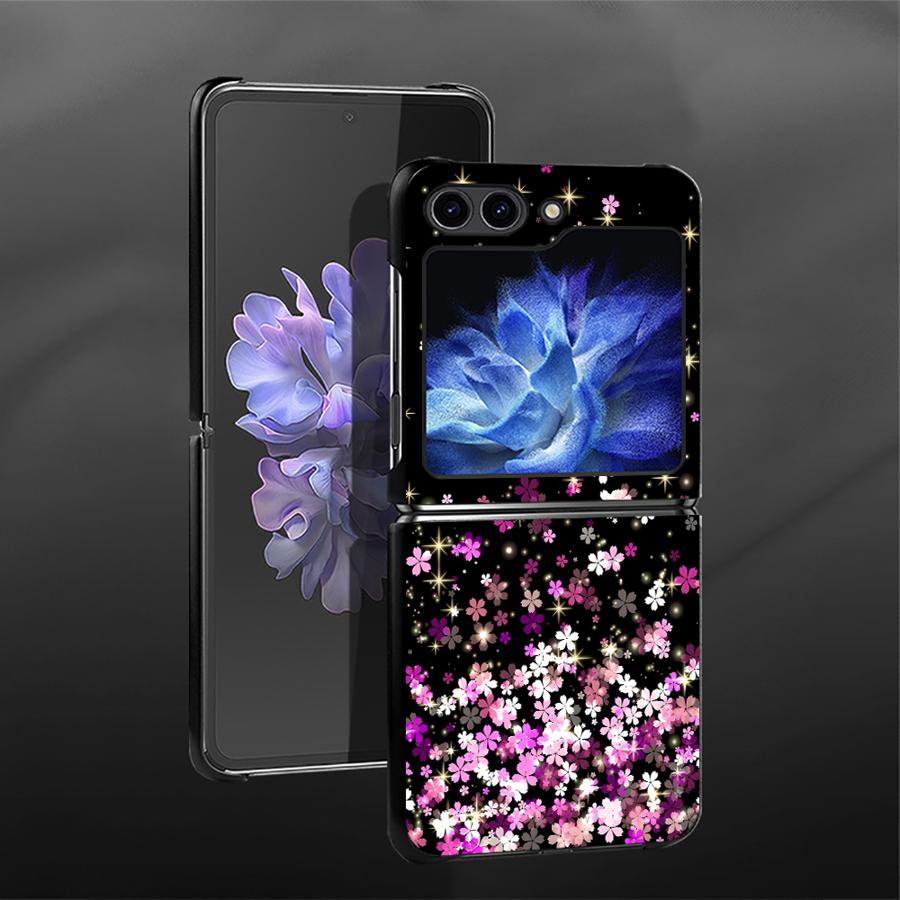 

Чехол Цветущая вишня и ромашка для Samsung Galaxy Flip6 Flip3 Flip7 FE Flip5 Z Flip 7 6 5 4 3 Flip4 Задняя крышка телефона Funda Galaxy Z Flip7