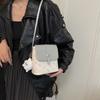 Niche Cute Bucket Bag Women's Fashion Hairball Pendant New Trendy Summer Versatile Single Shoulder Messenger Bag Commuter Bag