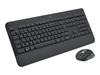 Ensemble clavier et souris sans fil - Logitech - Signature K650 et M650 - Bluetooth LE - AZERTY Français - 10 m