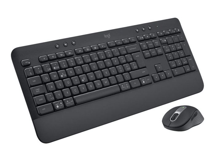 Ensemble clavier et souris sans fil - Logitech - Signature K650 et M650 - Bluetooth LE - AZERTY Français - 10 m