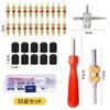 CHANJIF Tire Valve Core 33 Piece Set, Tire Repair Tool,