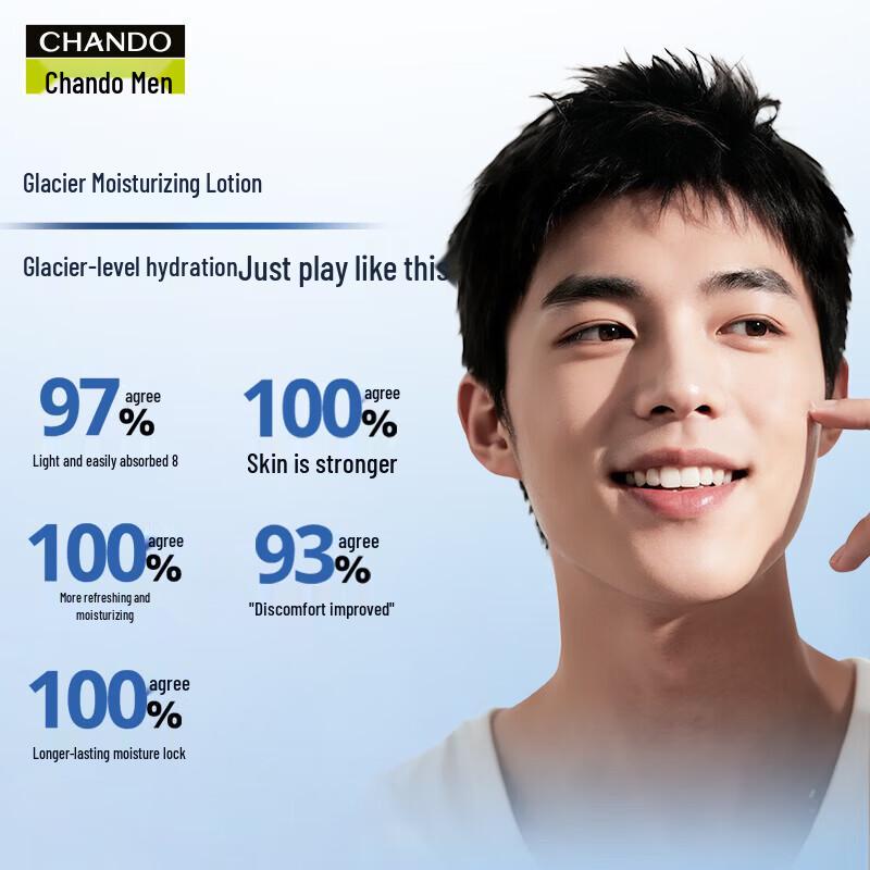 CHANDO Men's Himalaya Glacier Moisturizing Lotion
