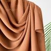 Imitation Silk Long Pleated Silk Scarf Large Square Scarf Solid Color Monochrome Imitation Cotton Linen Scarf Wrap Headscarf