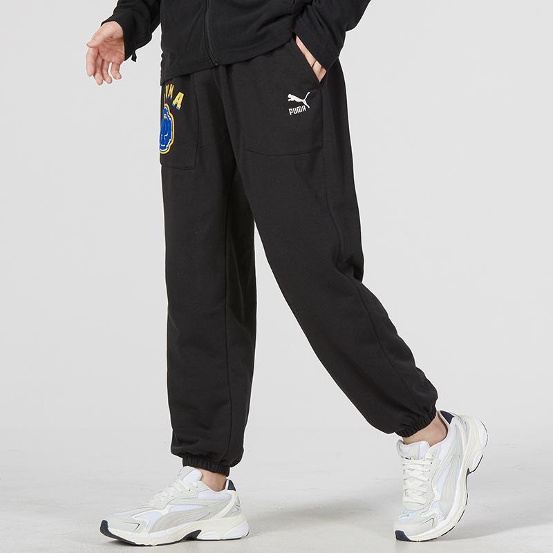 Puma Team Pants Tr Logo Pants 'Black' Men's 622277-01