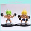 Dragon Ball Fitness Goku Muscle Strengthening Master Roshi Vegeta Model Resin Figurine Decor