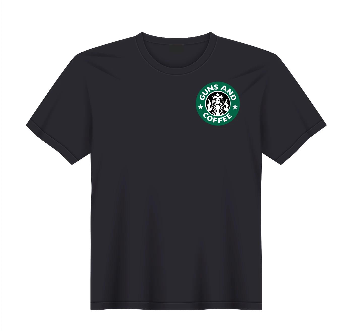 Guns And Coffee Rifle 2nd Amendment NRA Pistol T-Shirt NEW S, M, L, XL L