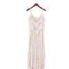 Polyester Fibre Beach Dress Bohemian Style Tassel Vest Elegant Knit Gown  Beach Vacation