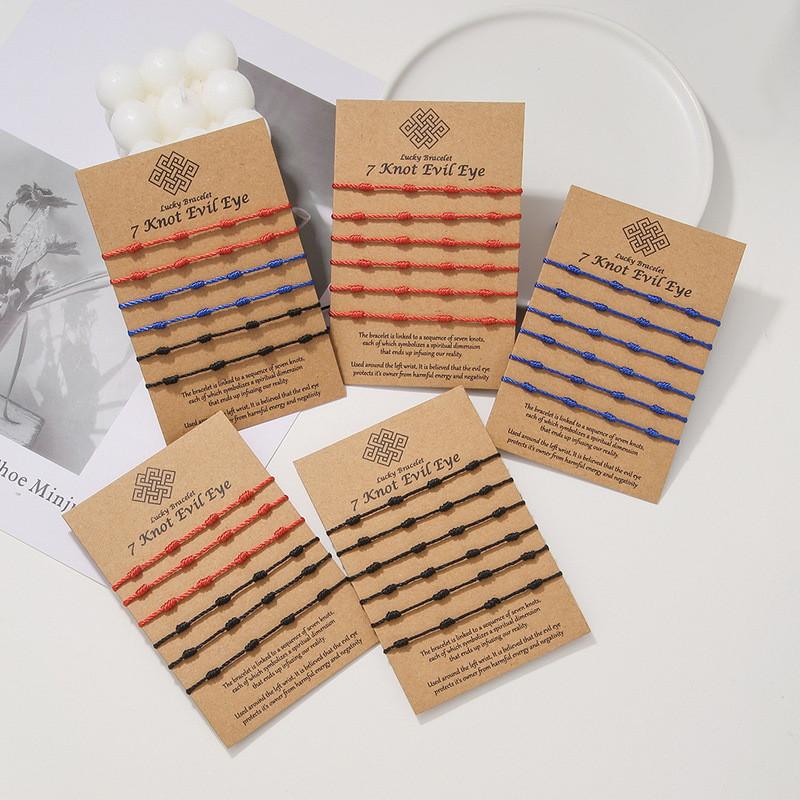 Boho Style Handmade Woven Bracelets With Adjustable Fit For Women