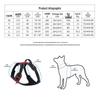Explosion-Proof Reflective Dog Harness for Medium & Large Dogs - Breathable Oxford Cloth Vest with Leash