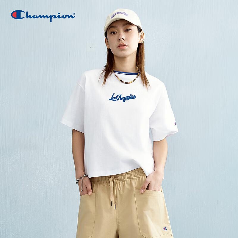 

Champion Women s Color Block Retro Short Sleeve T-Shirt M