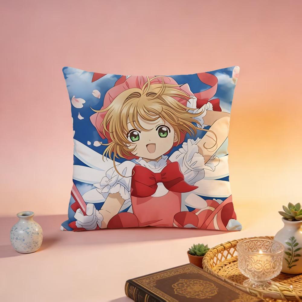 Trending CCardcaptor Sakuraed Cushion Cover Premium SkinFriendly Pillow Case MultiPurpose for Home Office Travel
