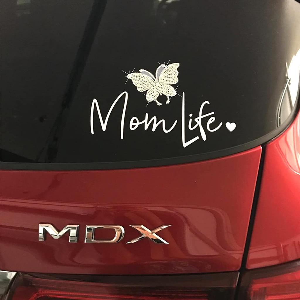 Třpytivá samolepka na auto s třpytivým křišťálem s třpytivým křišťálem pro notebook s okénkem na nárazník a příslušenství pro kutily