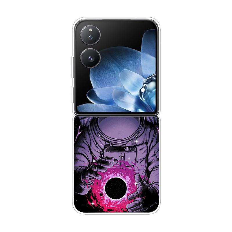 Hard PC Cover For Xiaomi Mix Flip ShockProof Phone Case For Mi Mix Flip 5G Ultra-Thin Back Clear MixFlip Shell Cover Coque Funda